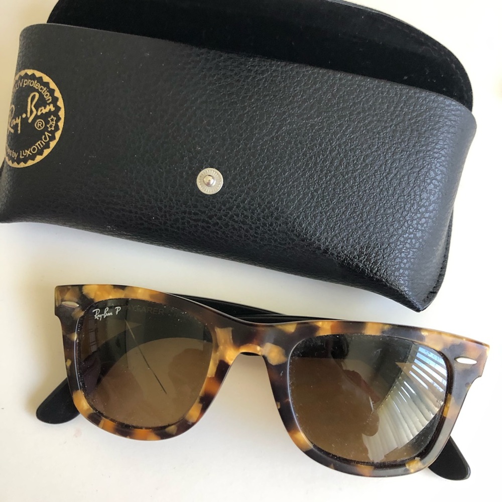Ray ban tortoise wayfare sunglasses